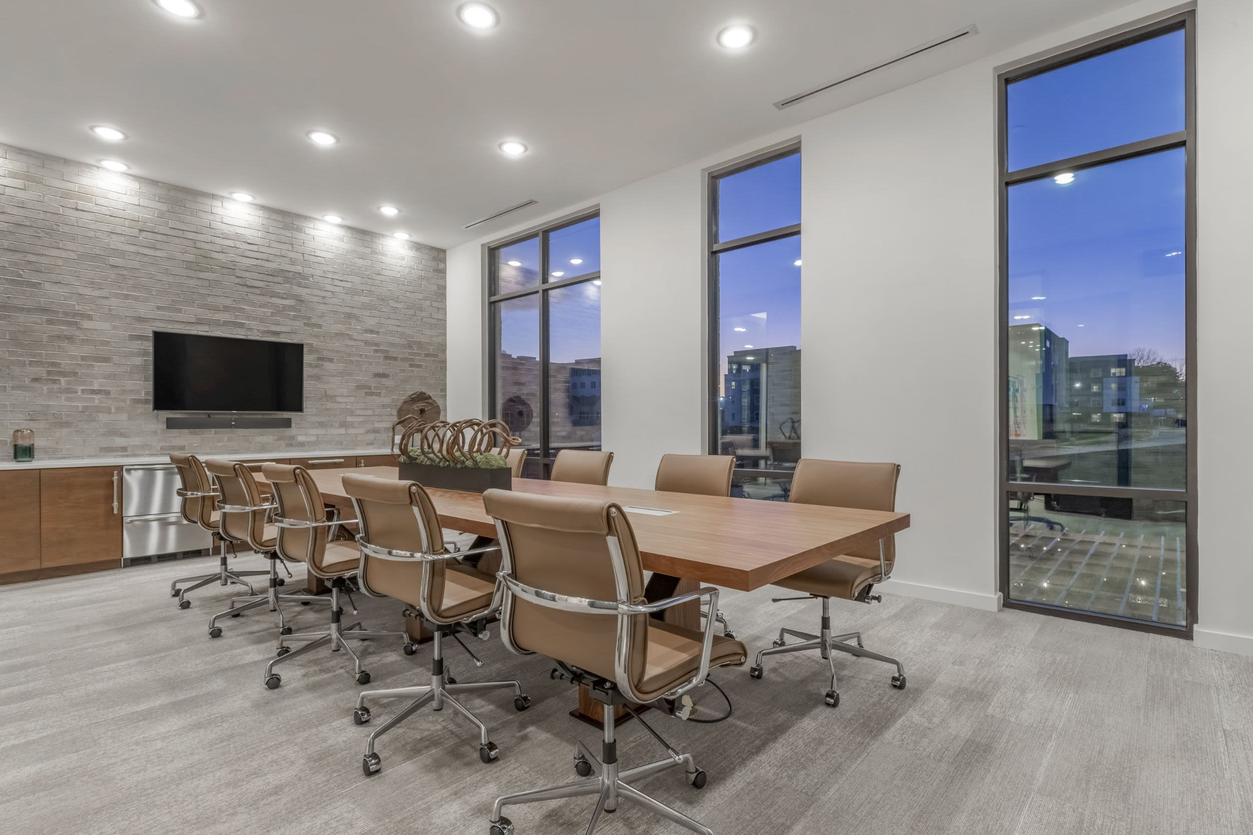 Work space at The Bryant Apartments