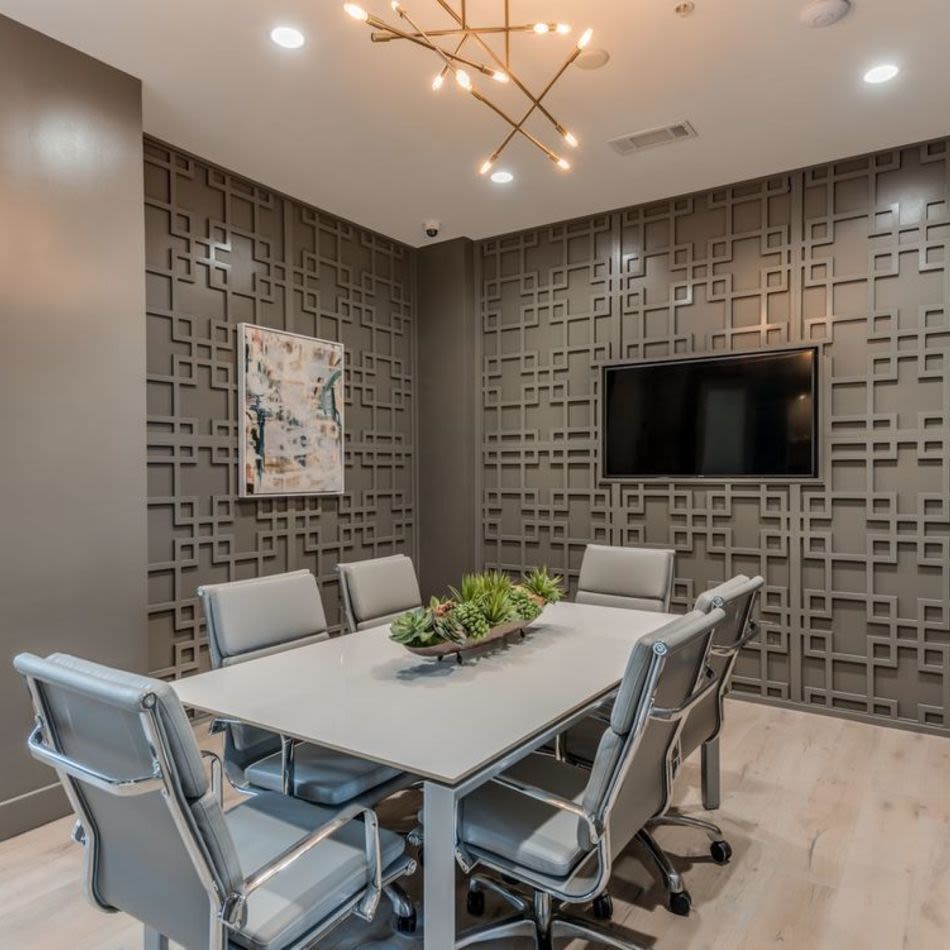 Work space at Villas at Bunker Hill Apartments