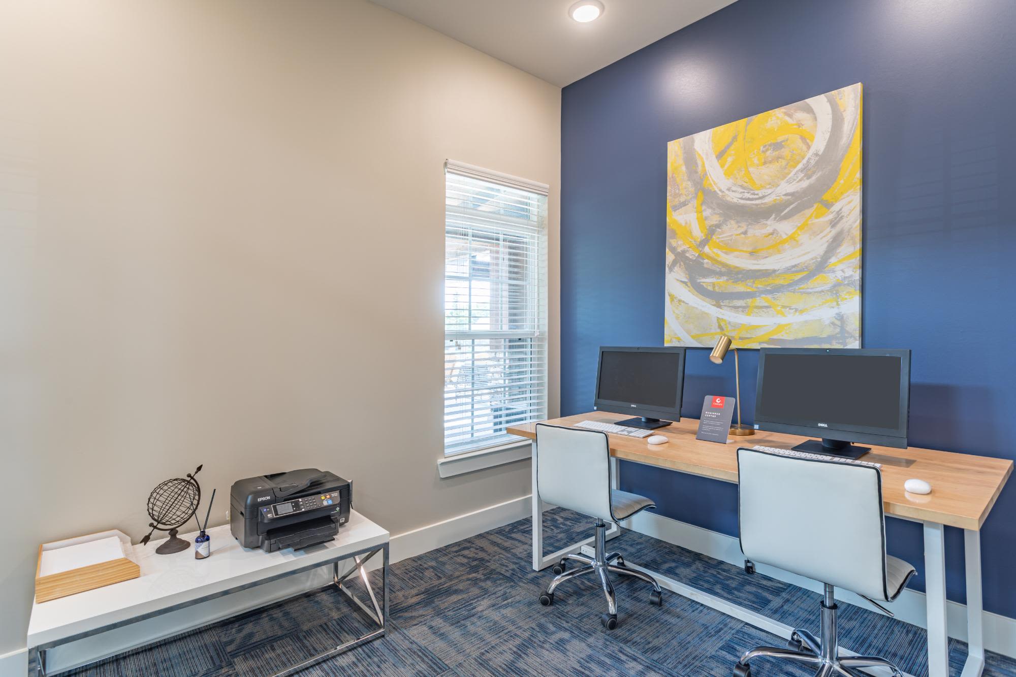Work space at Vintage at Stones River