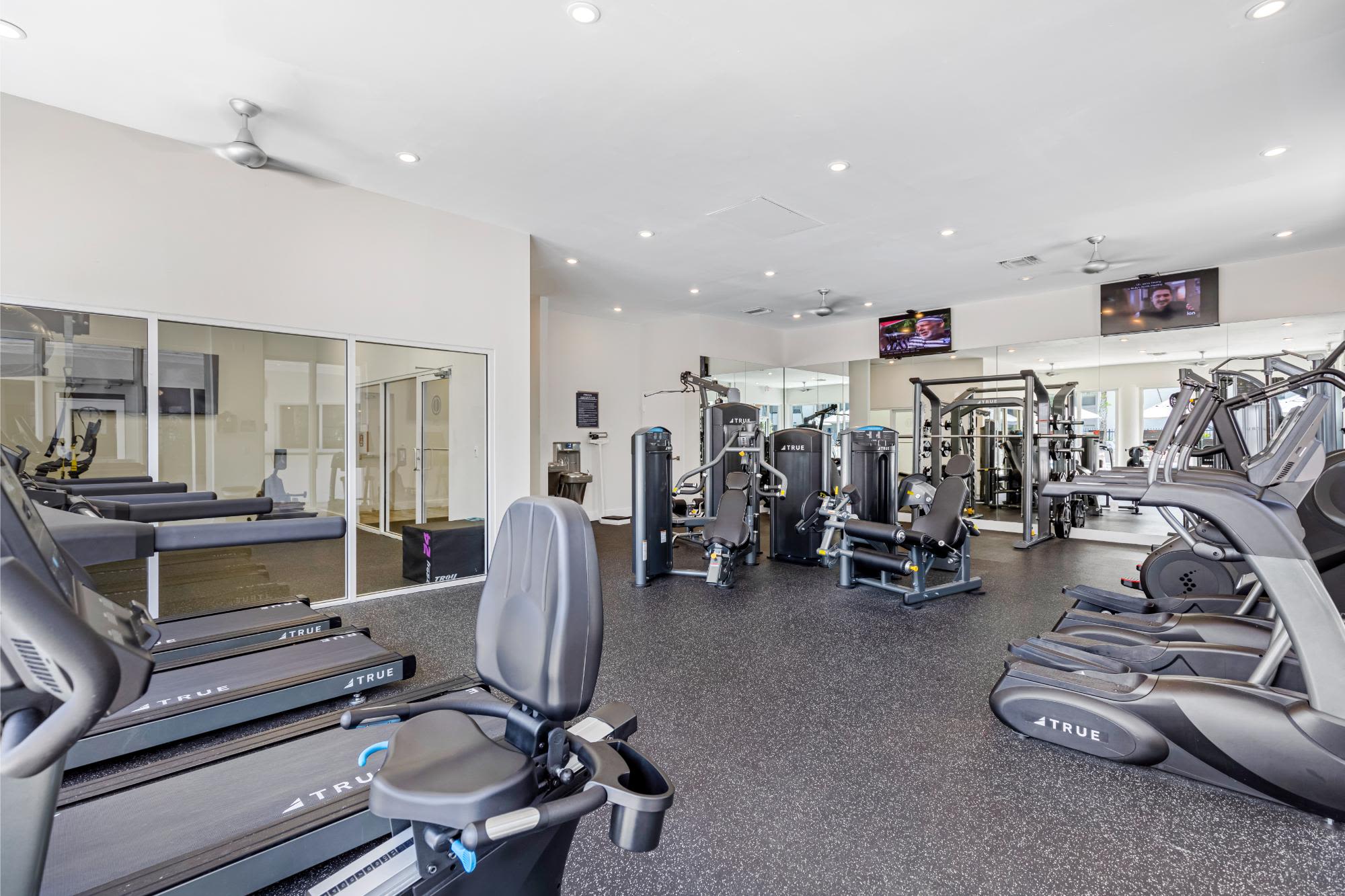 Gym at Centro at Davie Apartments (2 of 2)