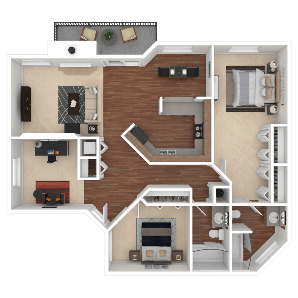 Spacious 1 2 3 Bedroom Apartments Townhomes In