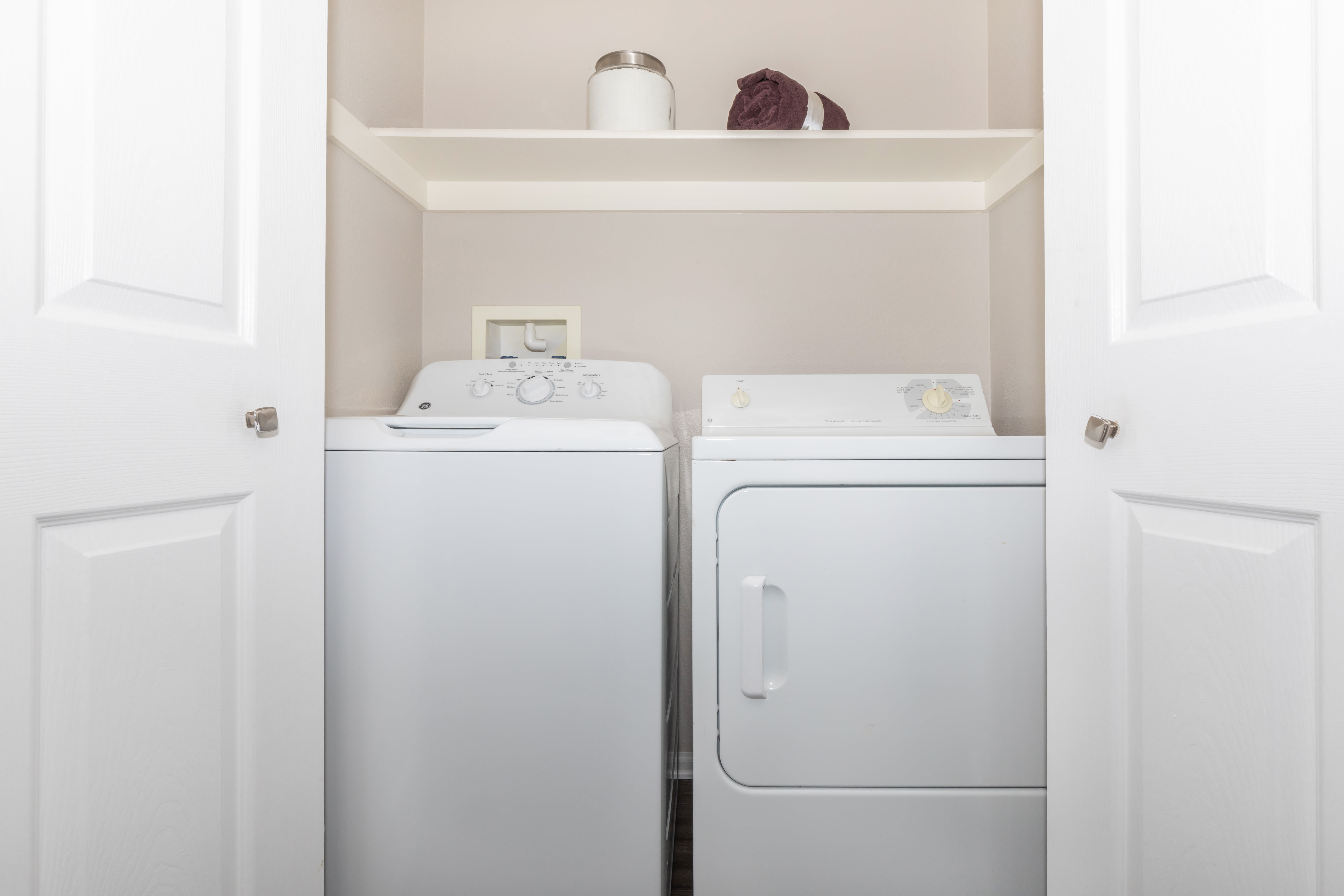 Laundry room at The Dakota at Governor's Ranch