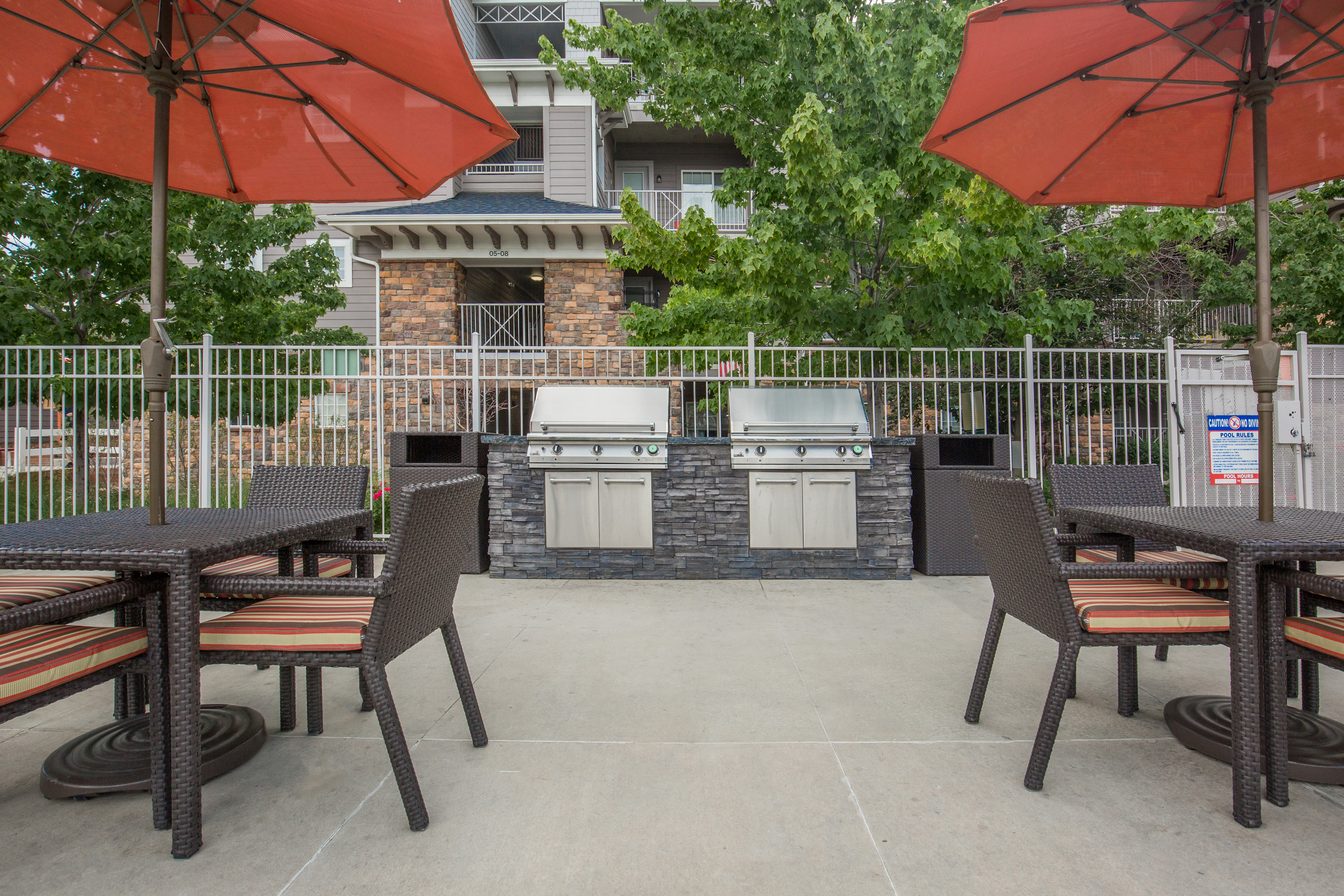 Grill area at Panorama at Arvada Ridge (1 of 2)