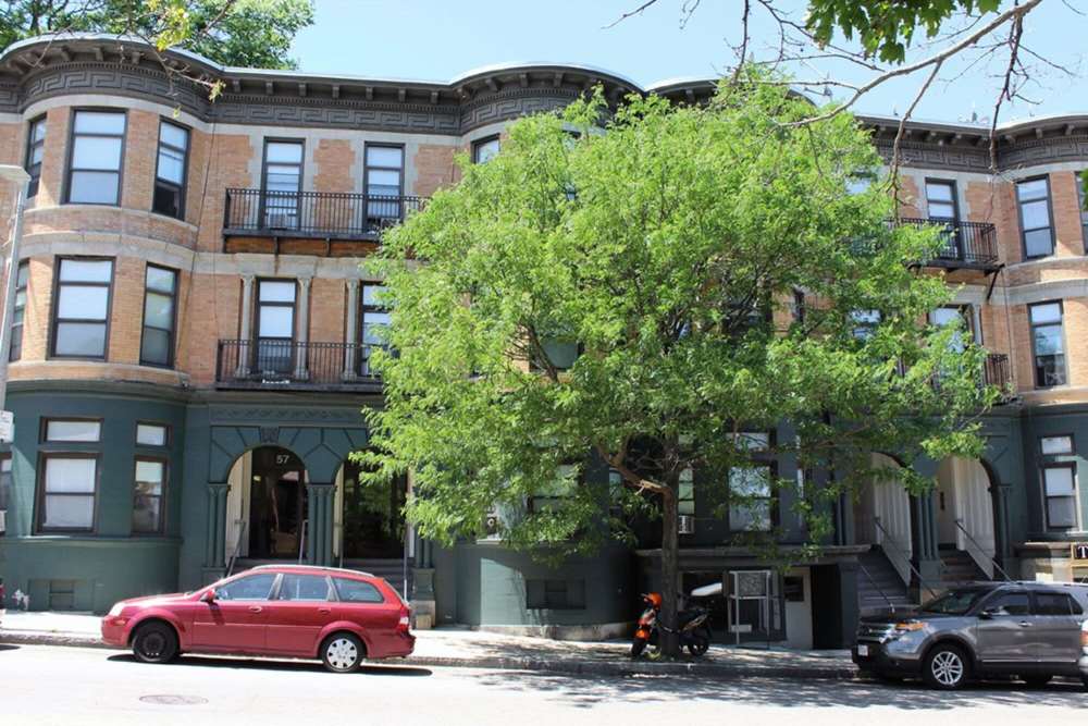 Exterior view of apartment at Humboldt Apartments in Roxbury. MA