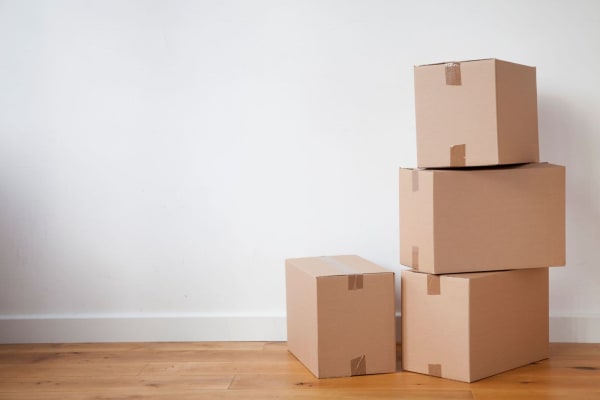 Storage boxes for sale at Chesapeake Mini Storage