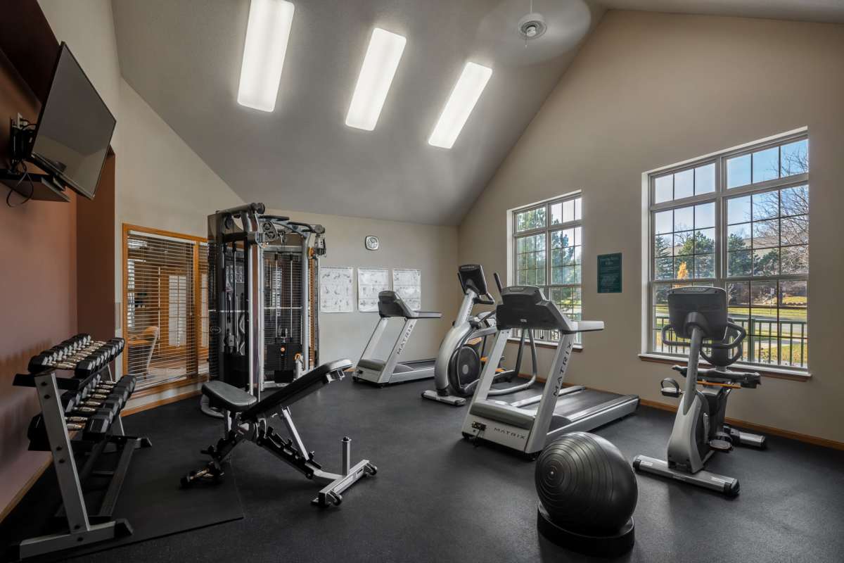 Fitness Center at Quail Run in Middleton, Wisconsin