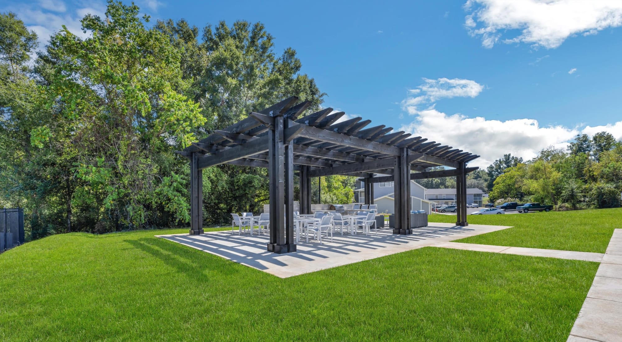 Outdoor Cabana at Amenities at The Lorient in Pensacola, Florida