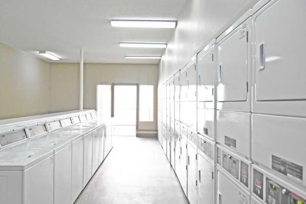Large community laundry room at Reserve at Kirkwood in Cedar Rapids, Iowa
