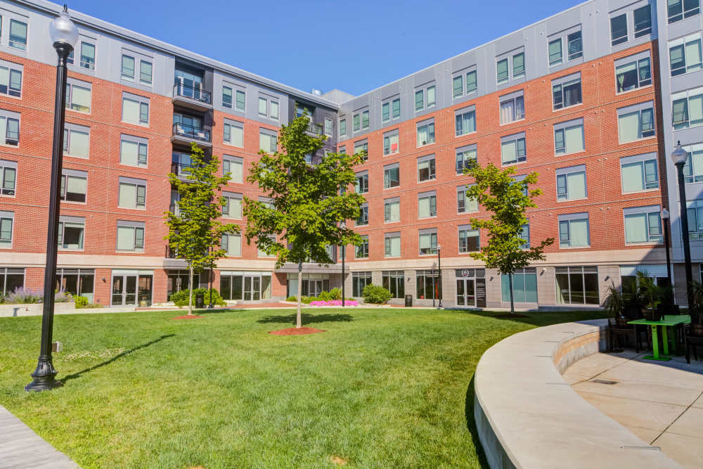 Exterior view at Harbor Place Residences in Haverhill, Massachusetts