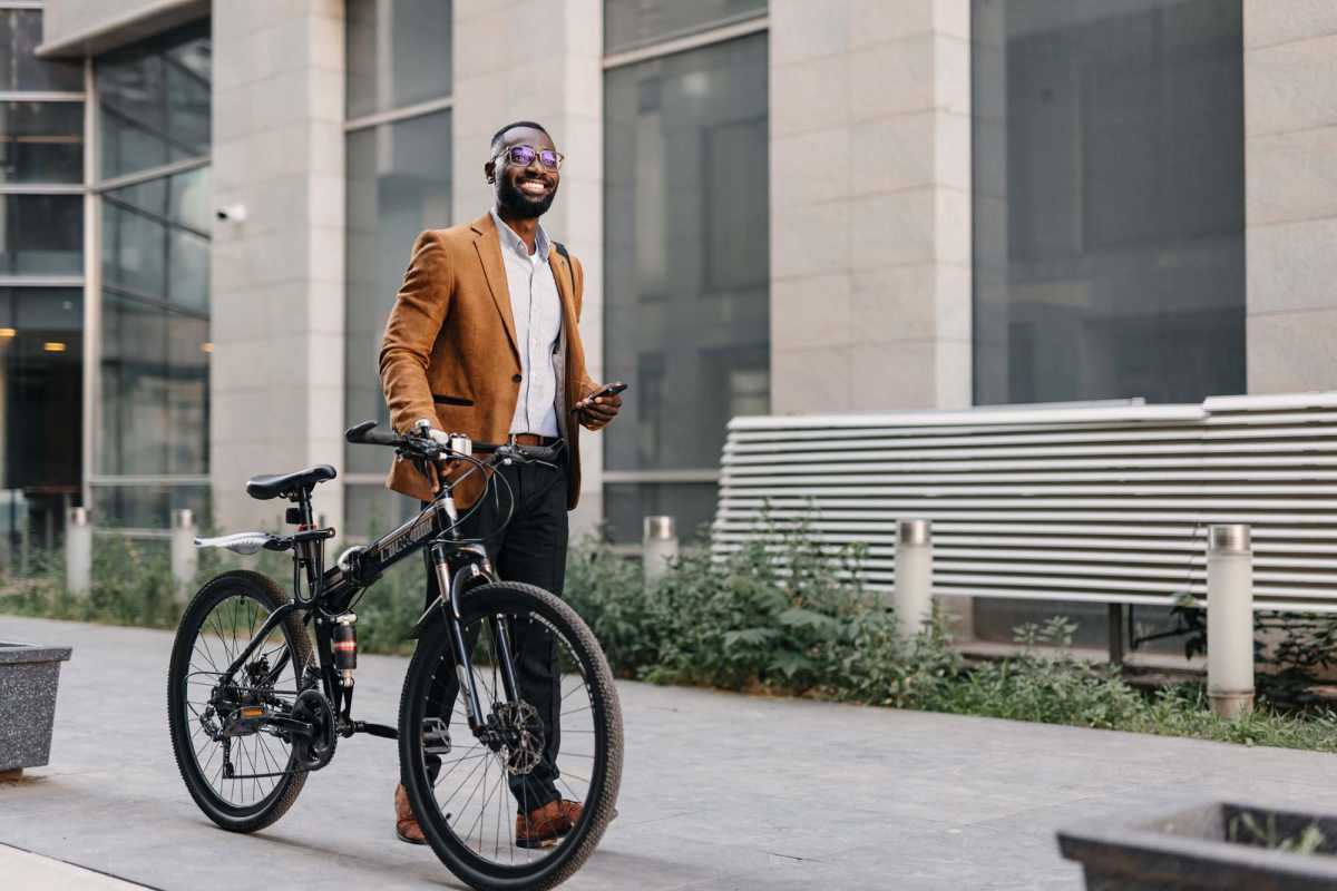 Resident cycling near Sagewood in El Paso Texas