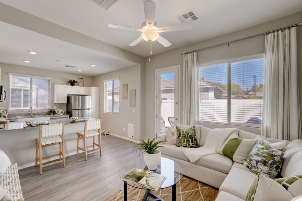 Interior living spaces at Cottages at McDowell in Avondale, Arizona