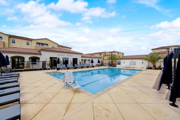 Swimming pool at Aviara at Mountain House in Mountain House, California