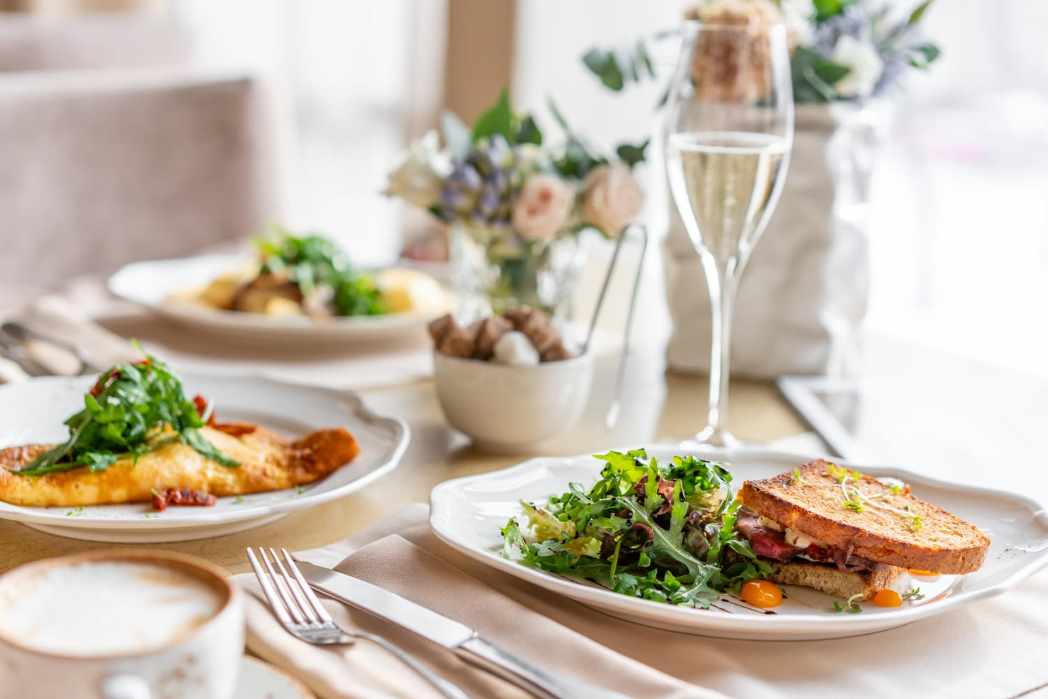 food on a table at Ponté Palmero in Cameron Park, California