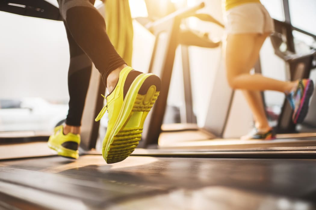 Enjoy a well-equipped fitness center at Courtyard Centre Apartments
