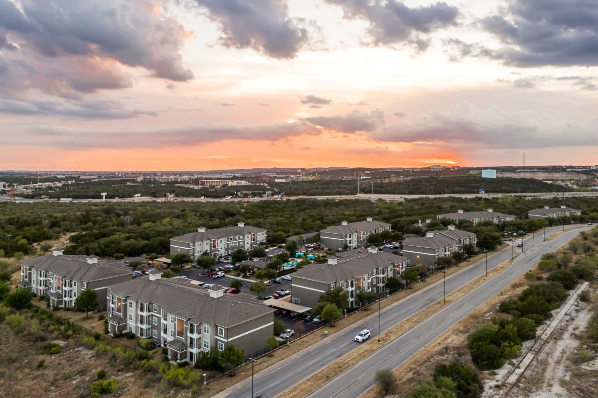 Arial view of Marquis at the rim at San Antonio, Texas from Marquis at The RIM