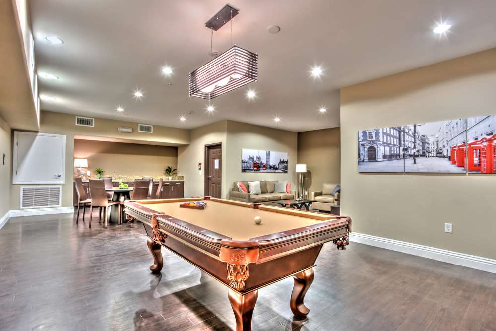 Pool ball at Ensemble in Las Vegas Nevada