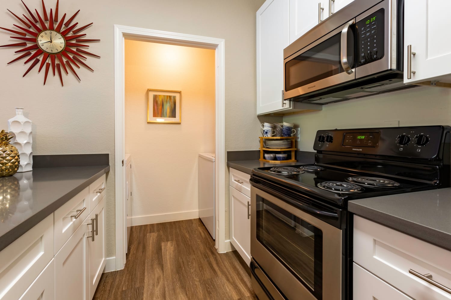 Well appointed kitchen at Ocotillo Bay Apartments in Chandler, Arizona