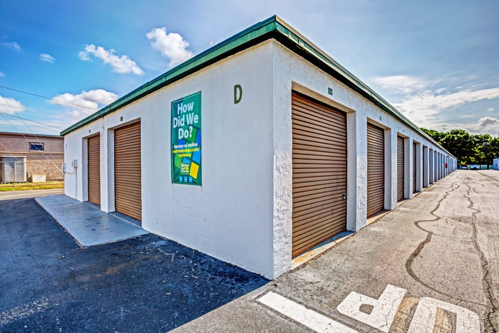 Outdoor units at Metro Self Storage in Largo, Florida