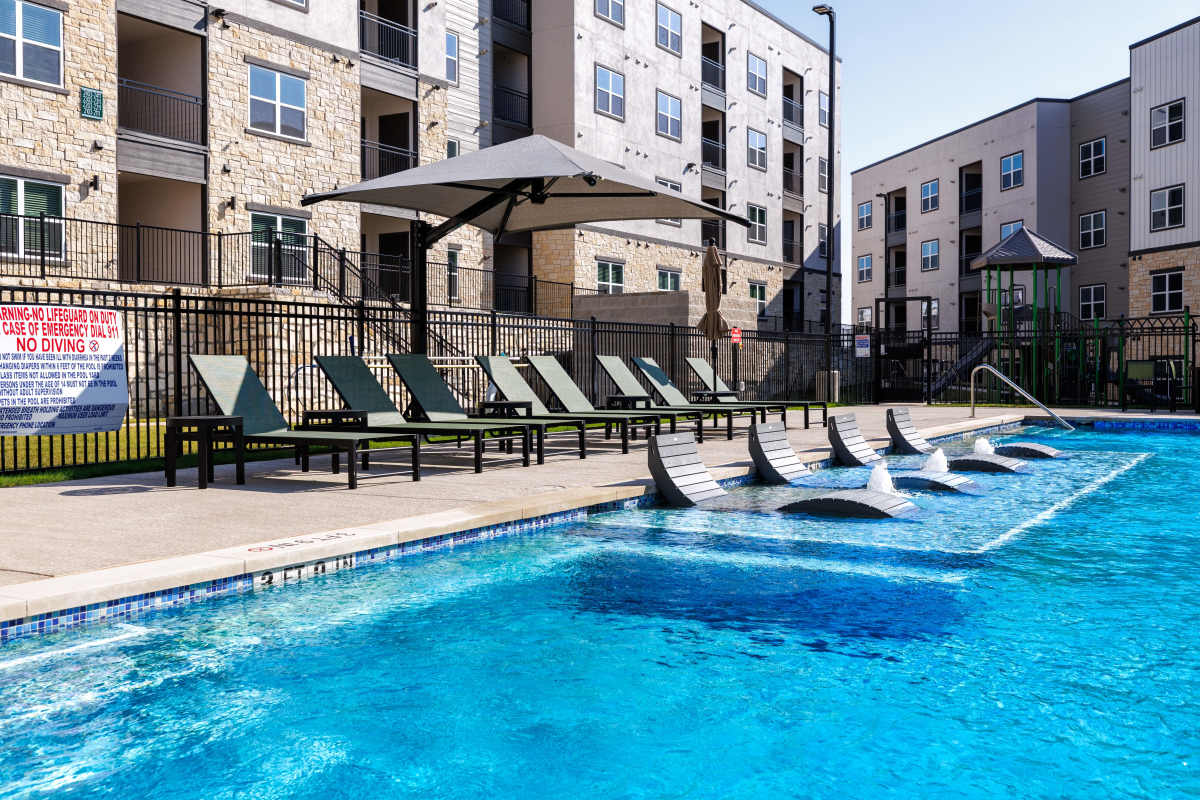  Sparkling Pool at The Janson in Del Valle, Texas