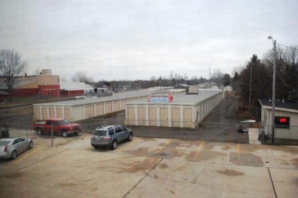 Storage units at Owosso Mini Storage in Owosso, Michigan