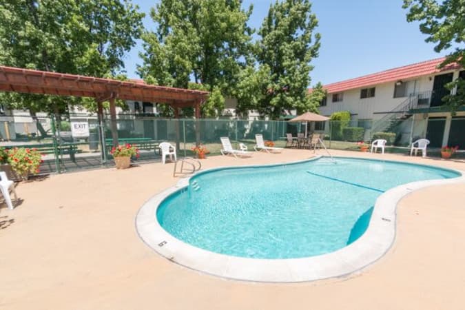 Swimming pool at Buchanan Gardens in Antioch, California