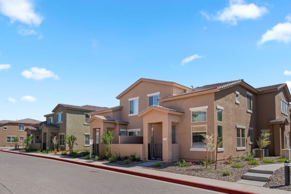 Front of home at Sierra Verde in Surprise, Arizona