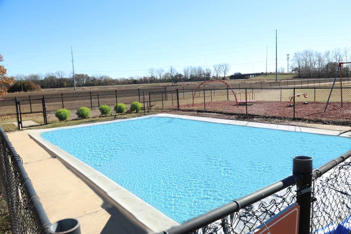 Swimming pool at Parkway Place in Greenwood, Mississippi