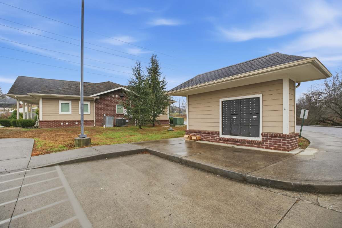 A view of the exterior of the apartment homes at Hancock Ridge in Johnson City, Tennessee