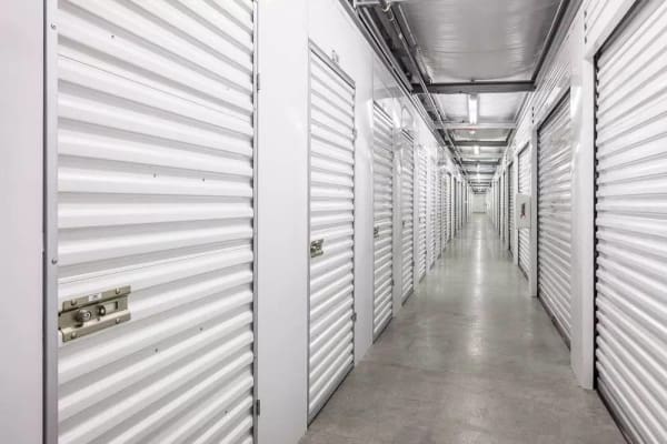 Hallway of units at StorQuest Self Storage in Federal Way, WA