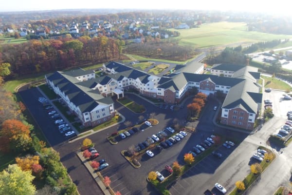 Sky view of Arbour Square of Harleysville in Harleysville, Pennsylvania