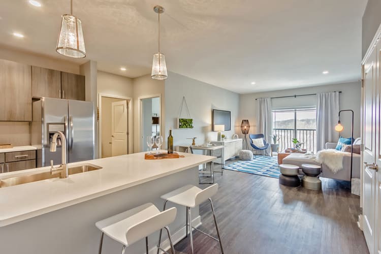 Fully-equipped kitchen at Ellison Heights Apartments
