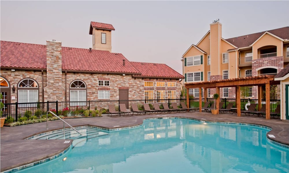 Pool at Tuscany Place in Lubbock, Texas