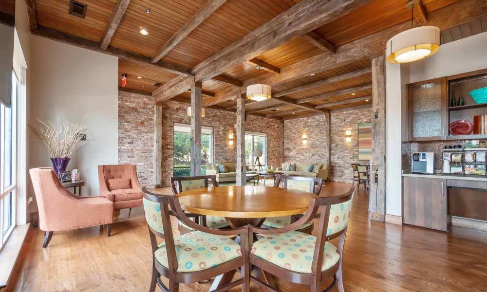 Dining area at Grapevine Station in Grapevine,Texas