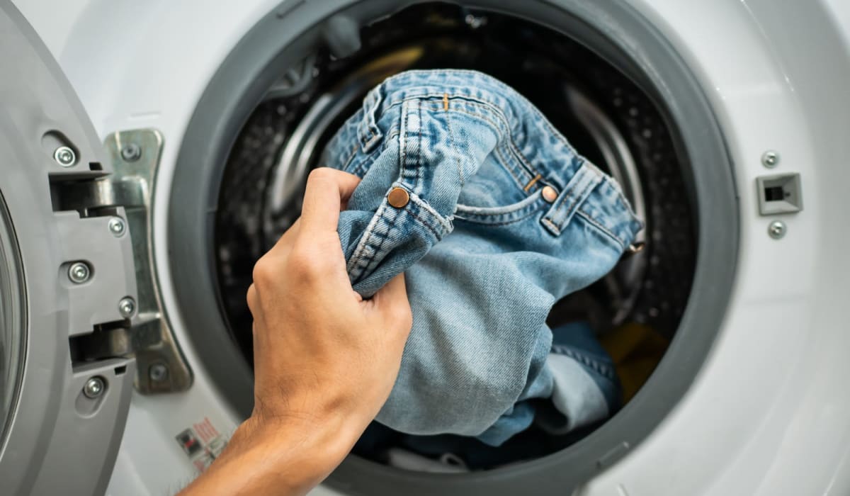 Washer and dryer connections in townhomes at Clearleaf Crossing in Bryan, Texas