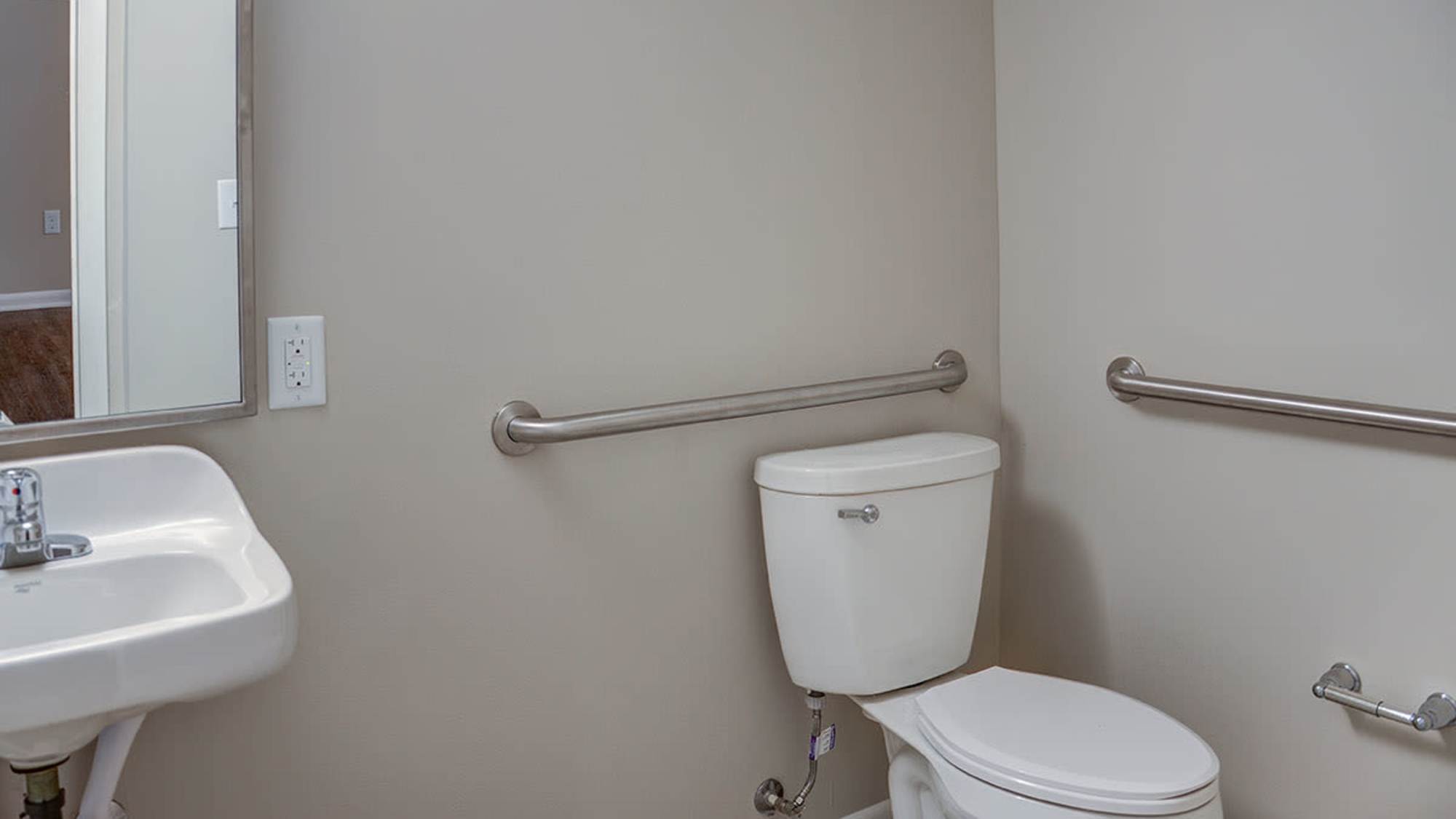 Bathroom at Bell Diamond Manor in Norfolk, Virginia