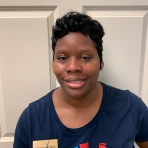 Jemetrice Blakely, Assistant Resident Care Director at Heritage Green Assisted Living in Mechanicsville, Virginia