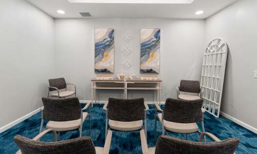 A clean room at The Barclay at Whiskey Road in Aiken, South Carolina