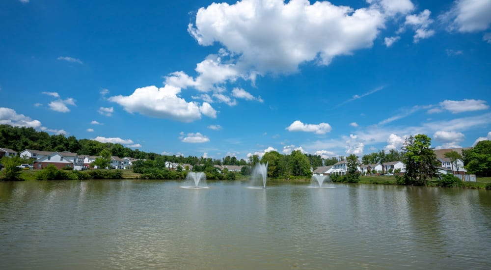 A beautiful lake at Clinton Lake in Clinton, Pennsylvania