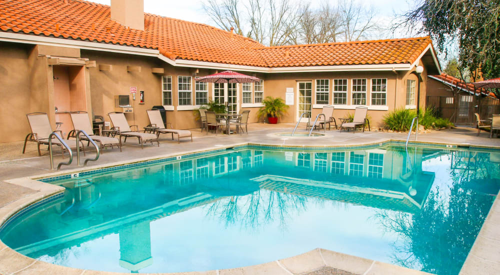 Swimming pool at Greenback Ridge in Citrus Heights, California