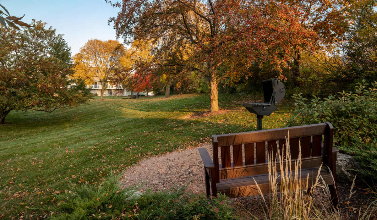 Community bbq at Kearney Meadows Apartments in Waunakee, Wisconsin