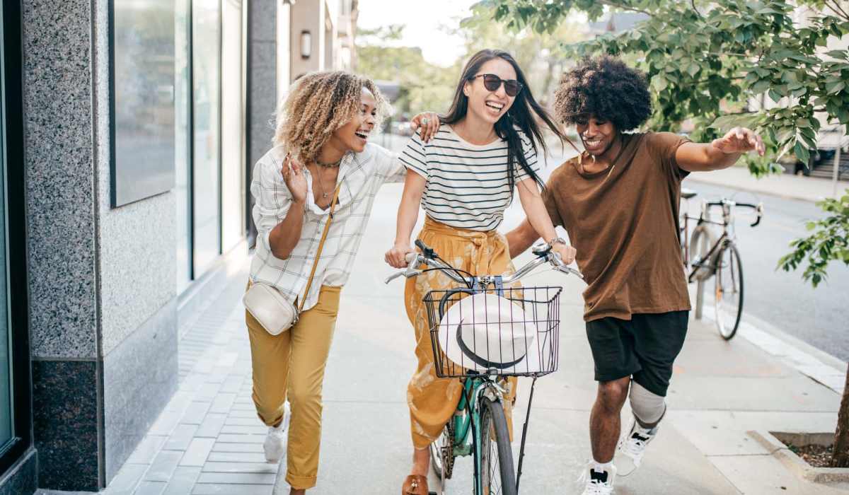 Happy residents near One Metrocenter in Nashville, Tennessee