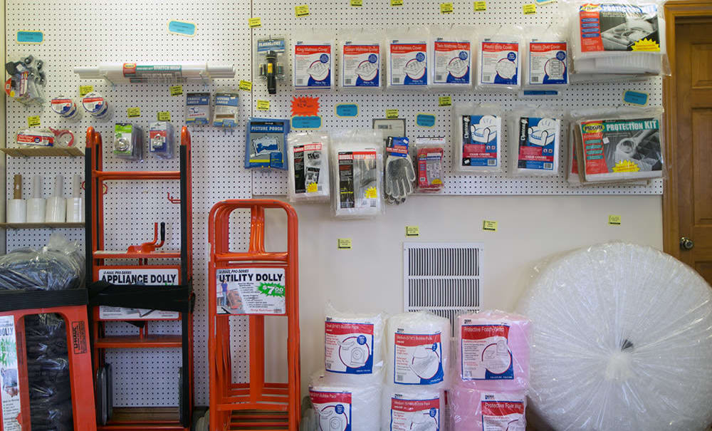 Moving and packing supplies at Prime Storage in Virginia Beach, Virginia