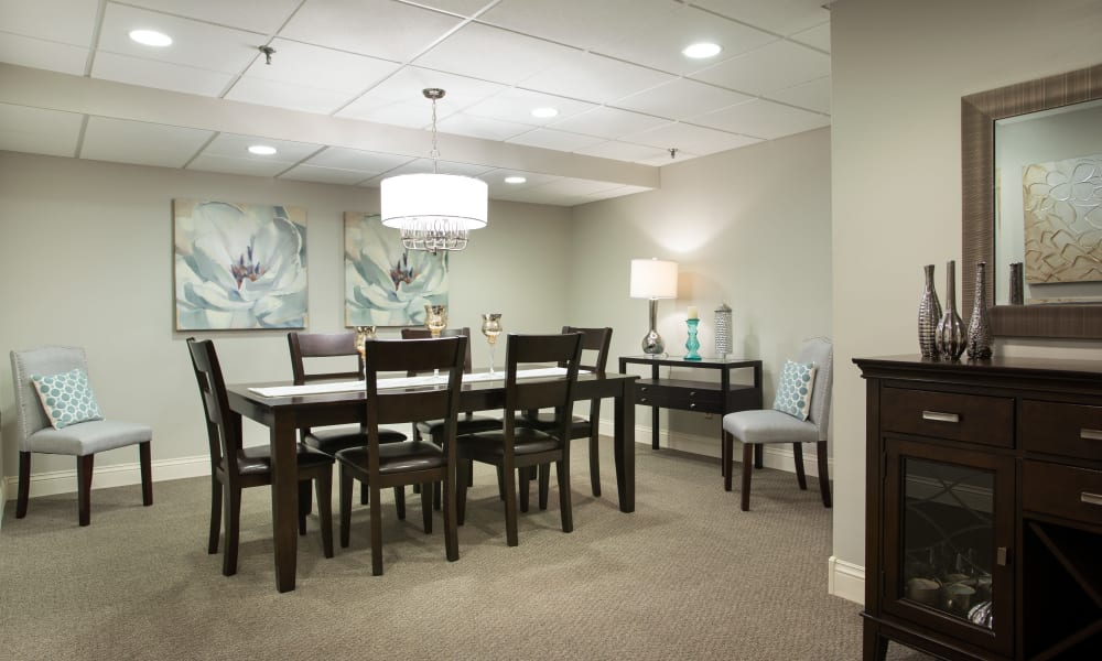 Private dining room at Royalton Woods in North Royalton, Ohio