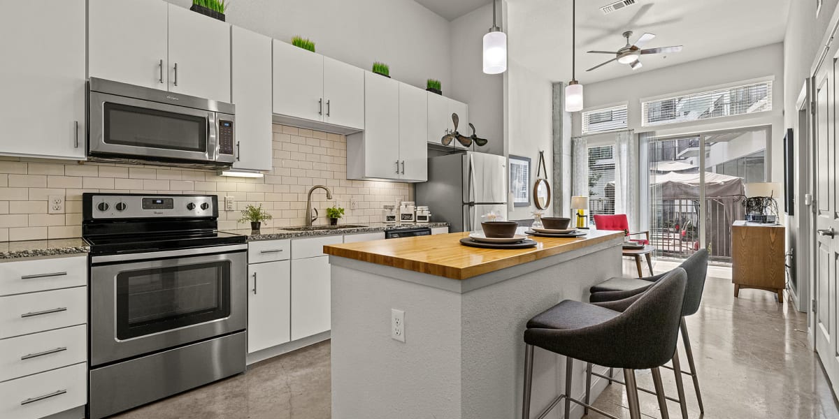 Kitchen at Marq on Burnet in Austin, Texas