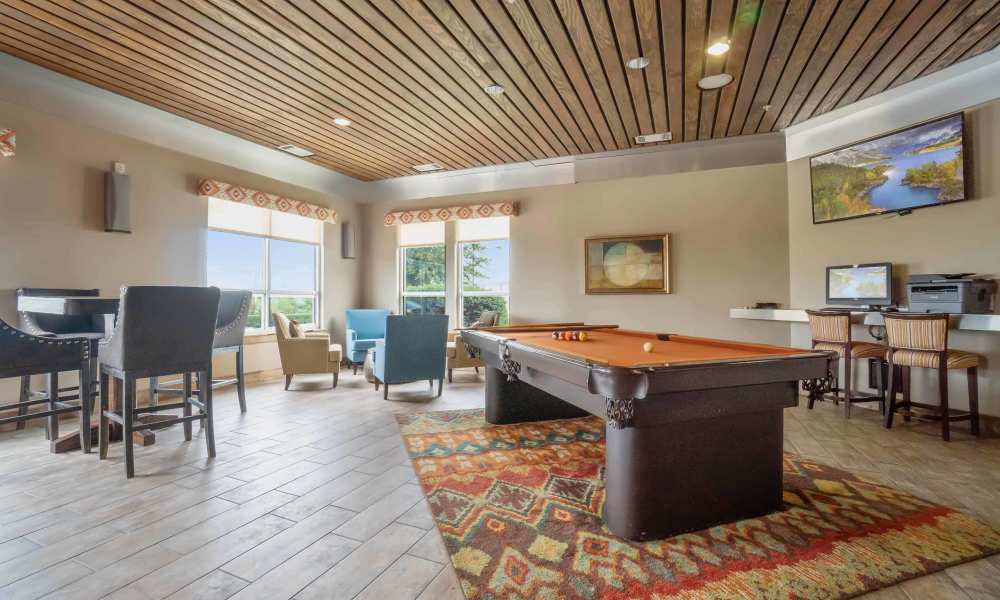 Pool table at Grapevine Station in Grapevine,Texas