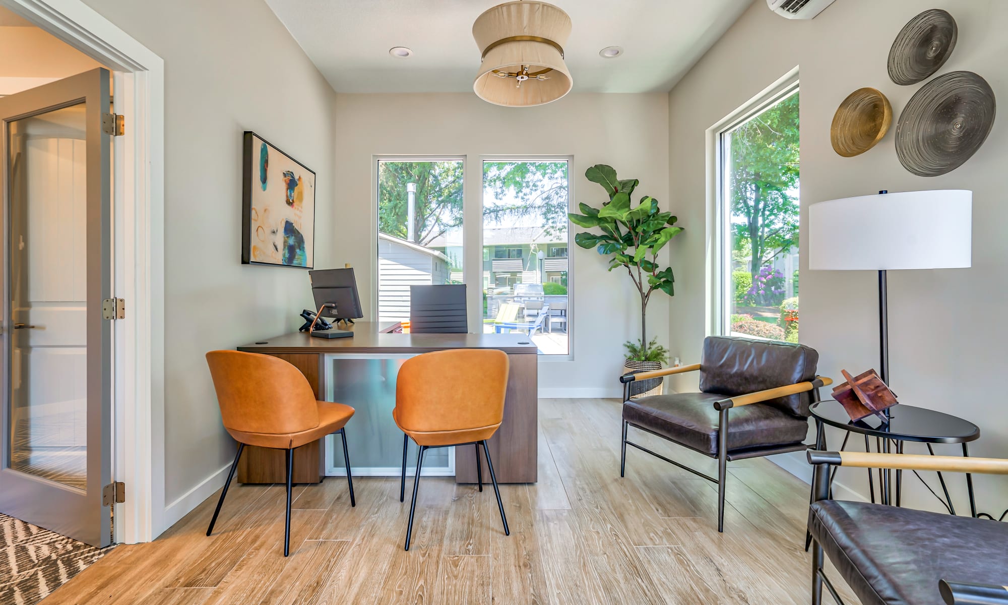 Leasing Office at Courtyards at Cedar Hills in Beaverton, Oregon