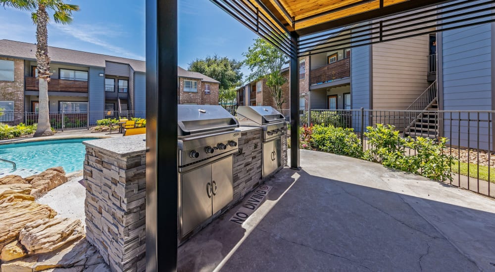 Residents Barbeque at The Domain at Ellington in Houston, Texas