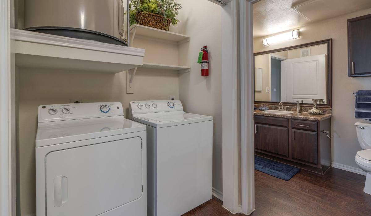 Washer and dryer connections at Edgewater at Klein, Spring, Texas