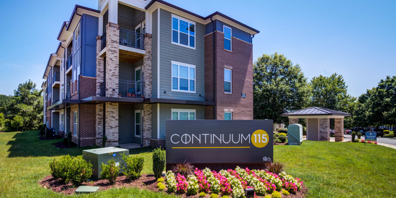 Apartment complex at Continuum 115 in Mooresville, North Carolina 