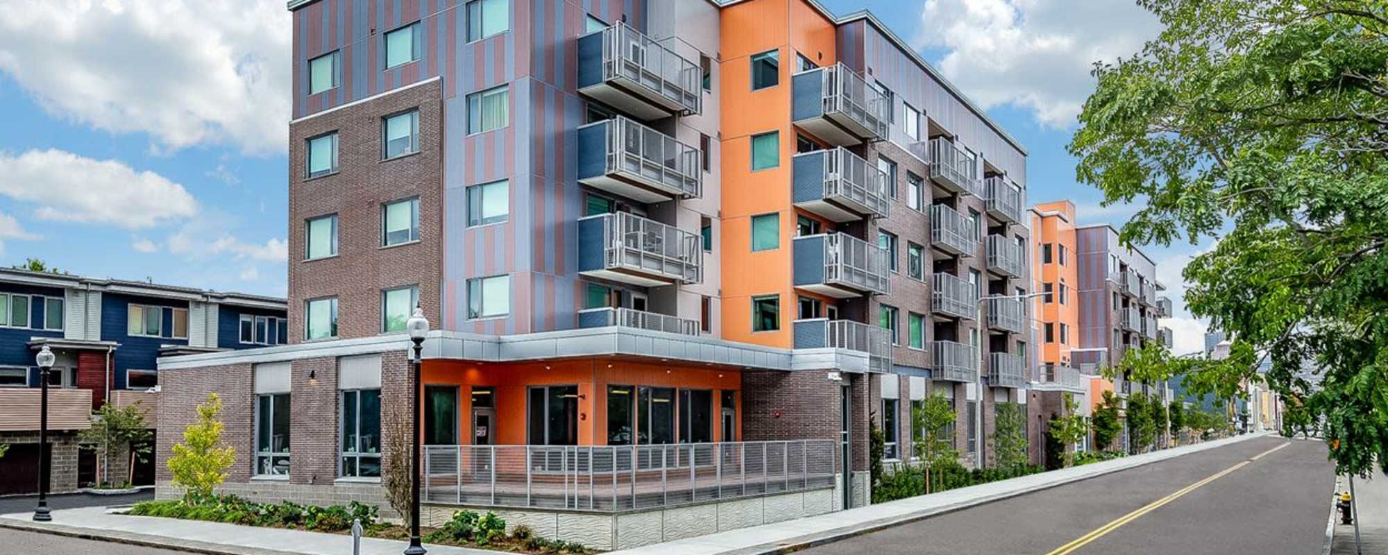 Apartments at Coppersmith Village in East Boston, Massachusetts